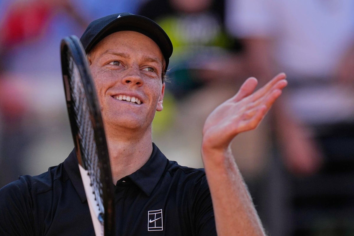 Jannik Sinner equals Novak Djokovic’s ATP Masters 1000 win-streak record at Italian Open