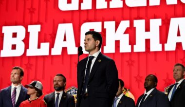 Blackhawks GM Kyle Davidson has plenty of decisions ahead after draft lottery result