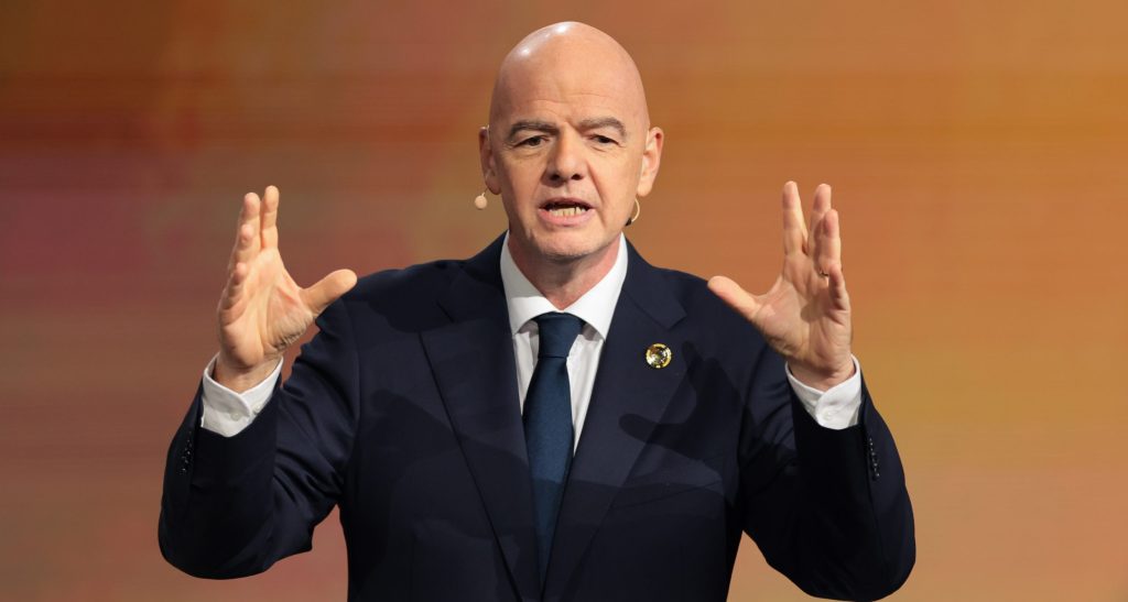 FIFA president Gianni Infantino