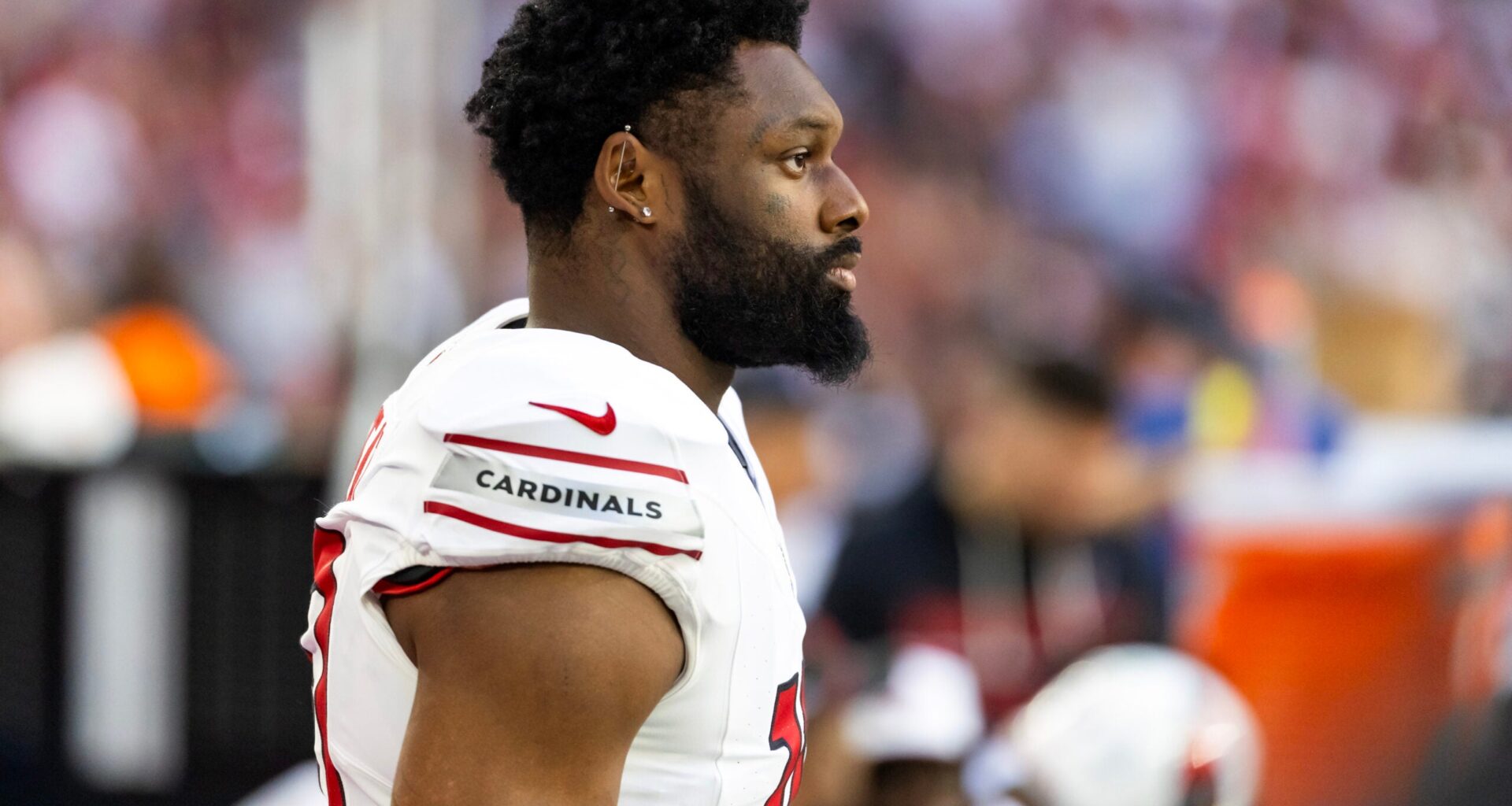 Arizona Cardinals linebacker Josh Sweat (10) against the Atlanta Falcons at State Farm Stadium.