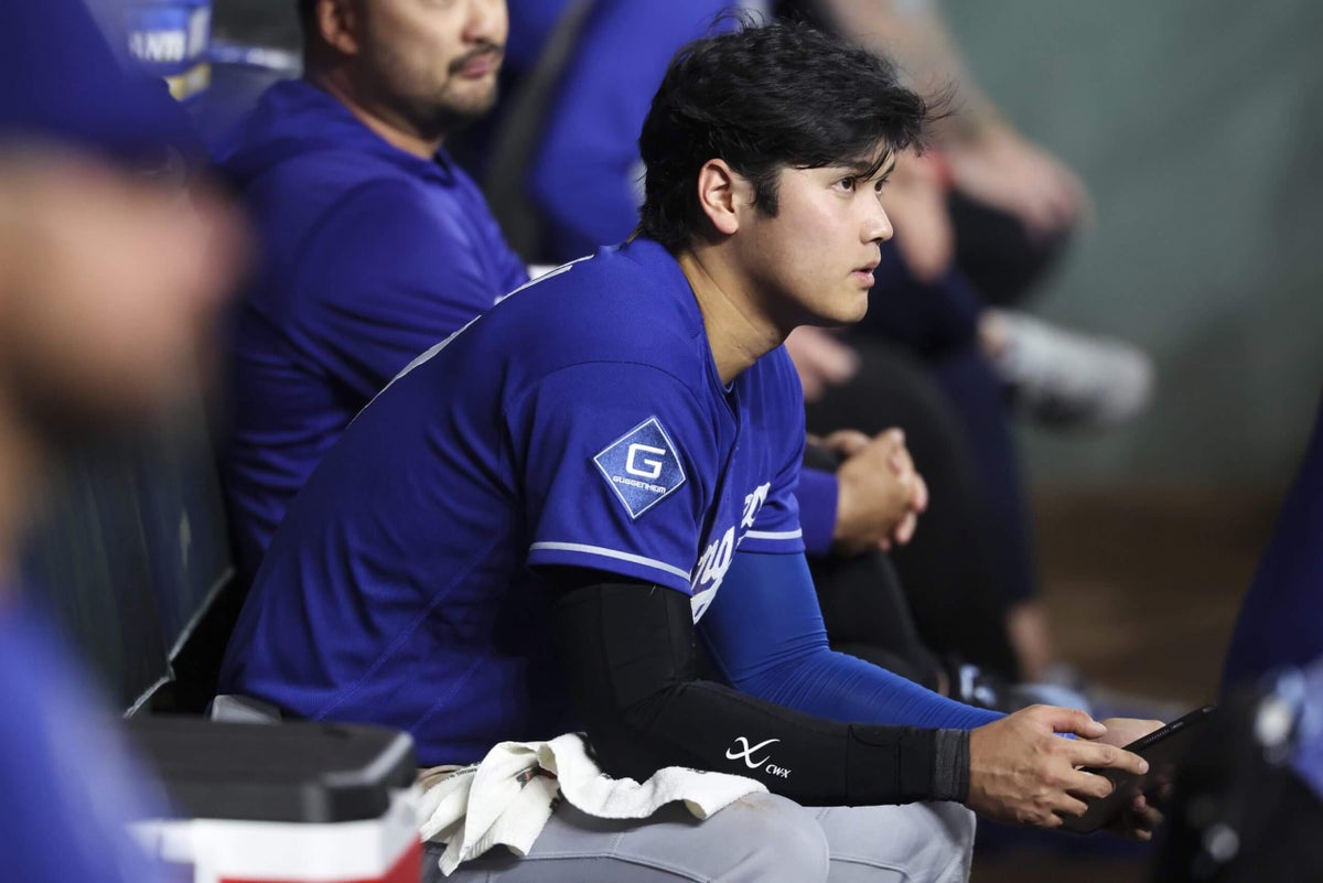 Slumping Shohei Ohtani to once again take pause from hitting in next start on mound