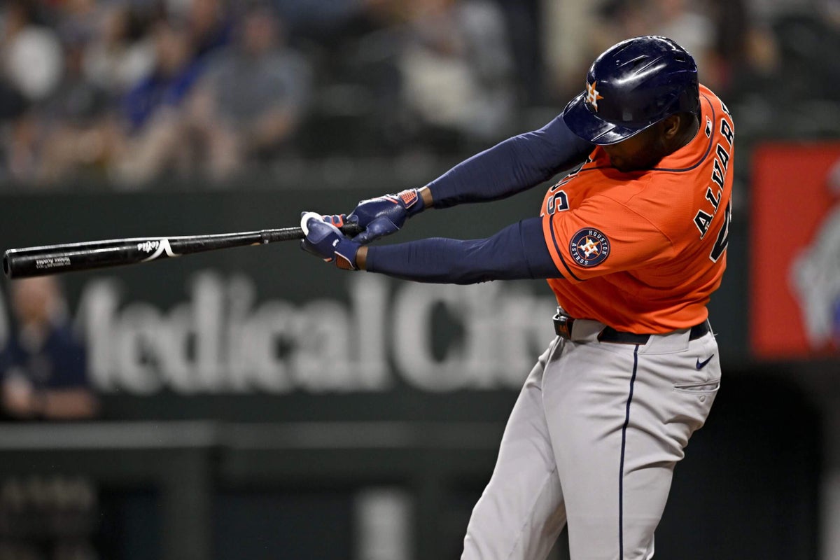 Yordan Alvarez, the Astros’ most irreplaceable player, is drawing Barry Bonds comparisons