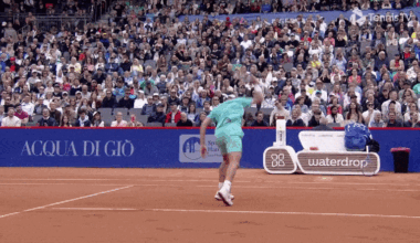 Tennis player avoids immediate disqualification after kicking racket into crowd