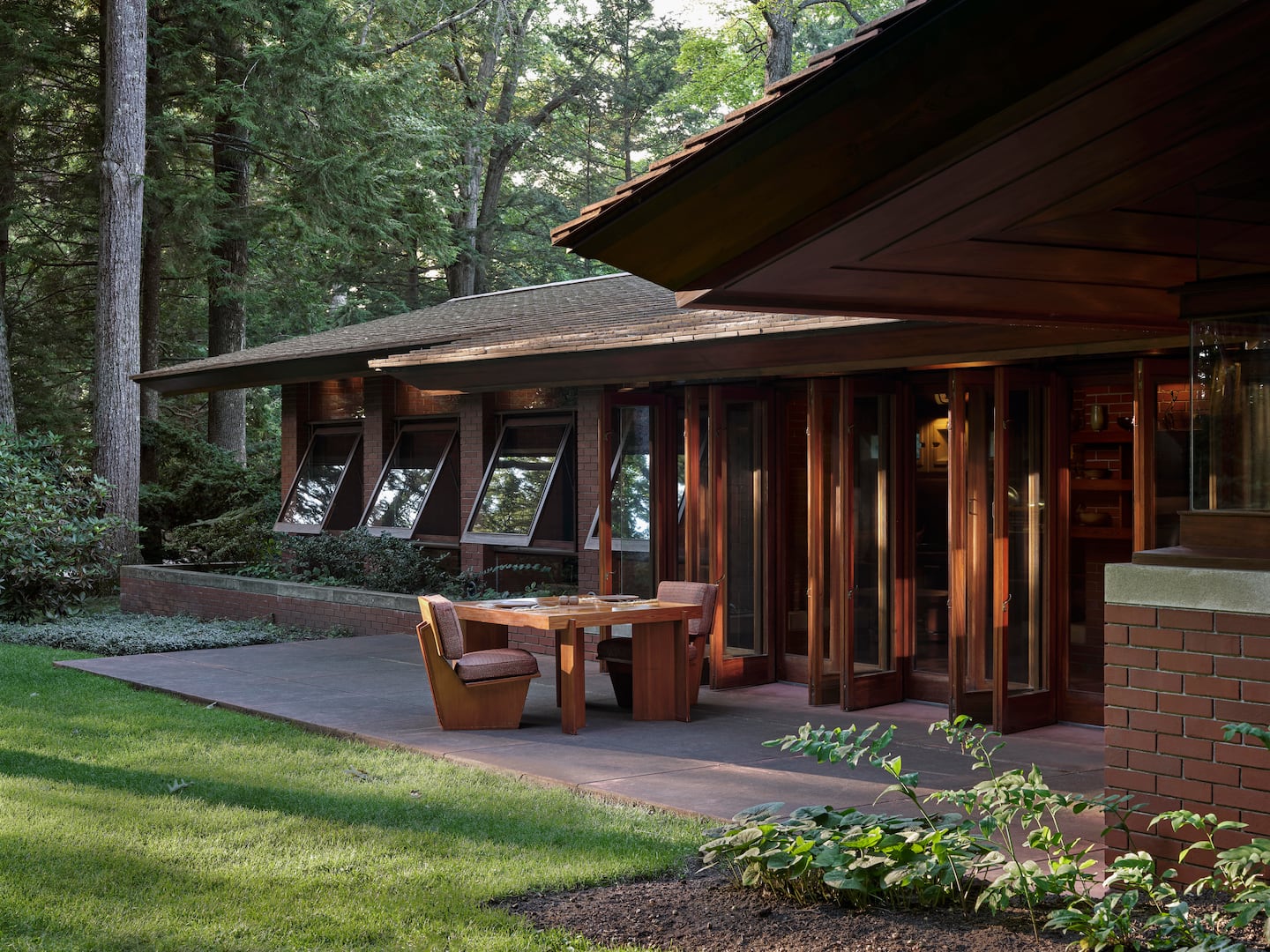 Manchester is home to the only two Frank Llloyd Wright homes in New England that are open to the public. The Currier Museum of Art owns the two homes and is kicking off the 2026 tour season in April. Frank Lloyd Wright. The Isadore J. and Lucille Zimmerman House, 1950. Currier Museum of Art, Manchester, NH. Bequest of Isadore J. and Lucille Zimmerman, 1988.7.