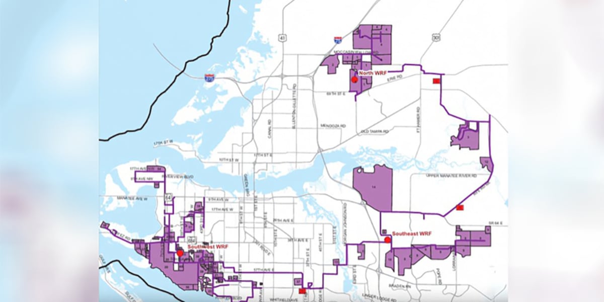 Manatee County residents see water pressure drop due to drought