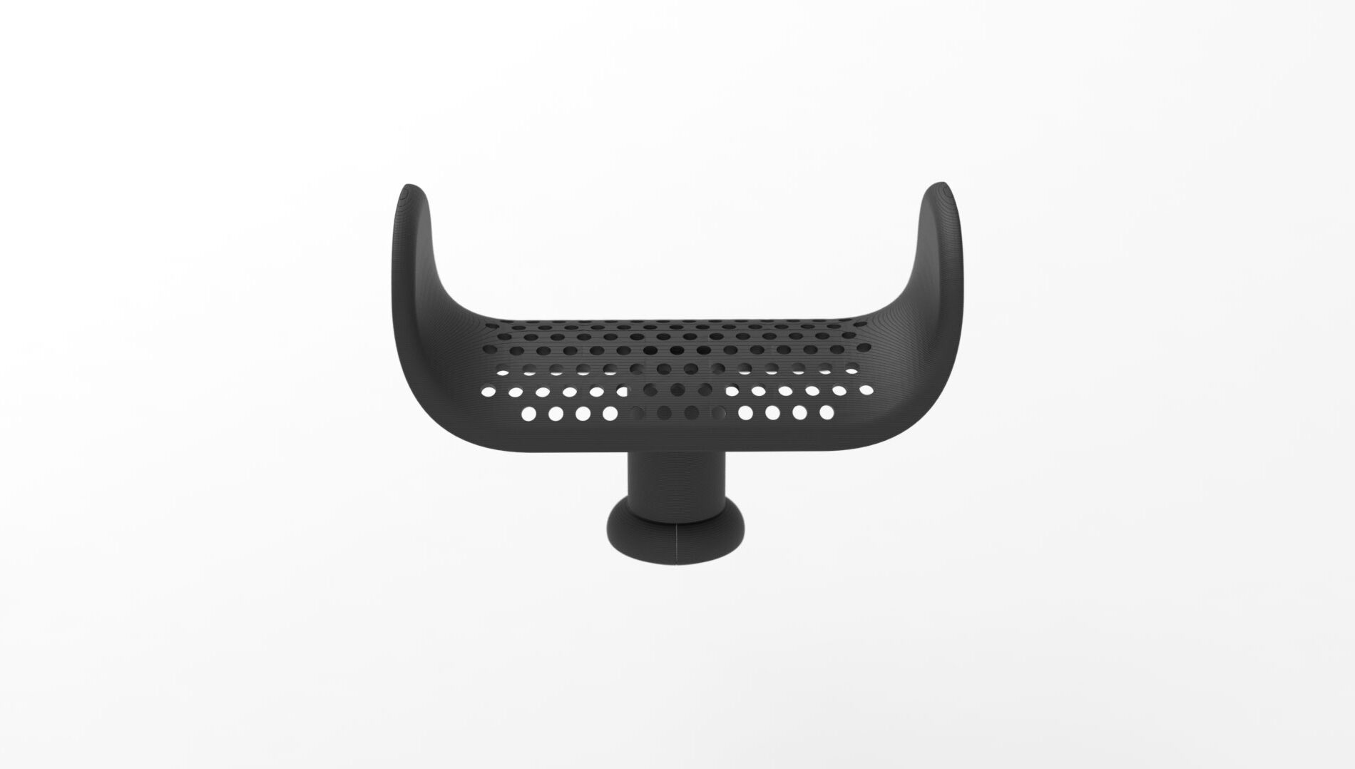 The new XBOX Adaptive Thumbstick Topper Goal Post shape attached to the XBOX Adaptive Joystick