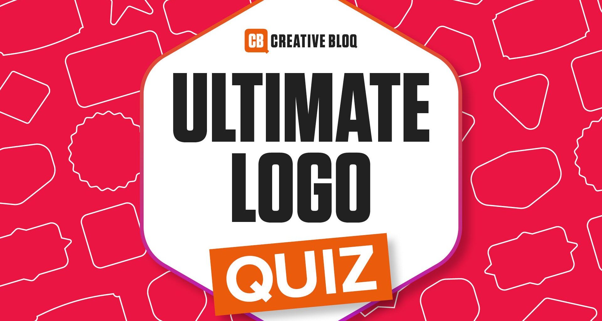 ultimate logo quiz on a red background