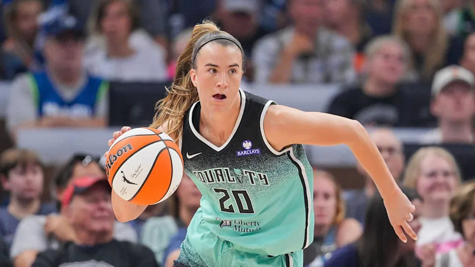 New York Liberty guard Sabrina Ionescu (20)Brad Rempel-Imagn Images
