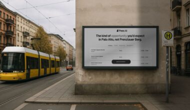 Peec AI billboard