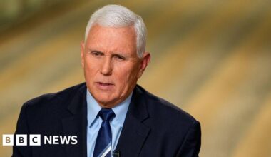 Pence calls Trump's 'anti-weaponisation' fund 'deeply offensive' and says it should be dropped - BBC