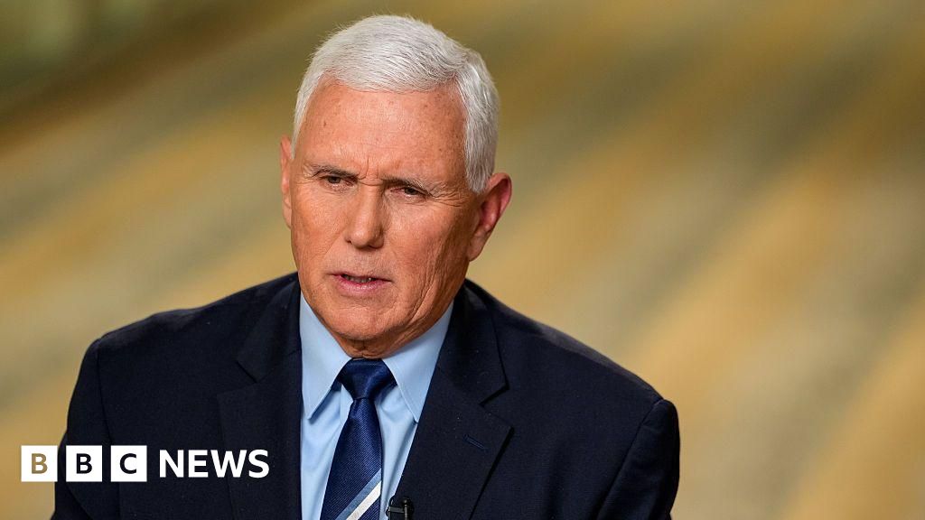 Pence calls Trump's 'anti-weaponisation' fund 'deeply offensive' and says it should be dropped - BBC