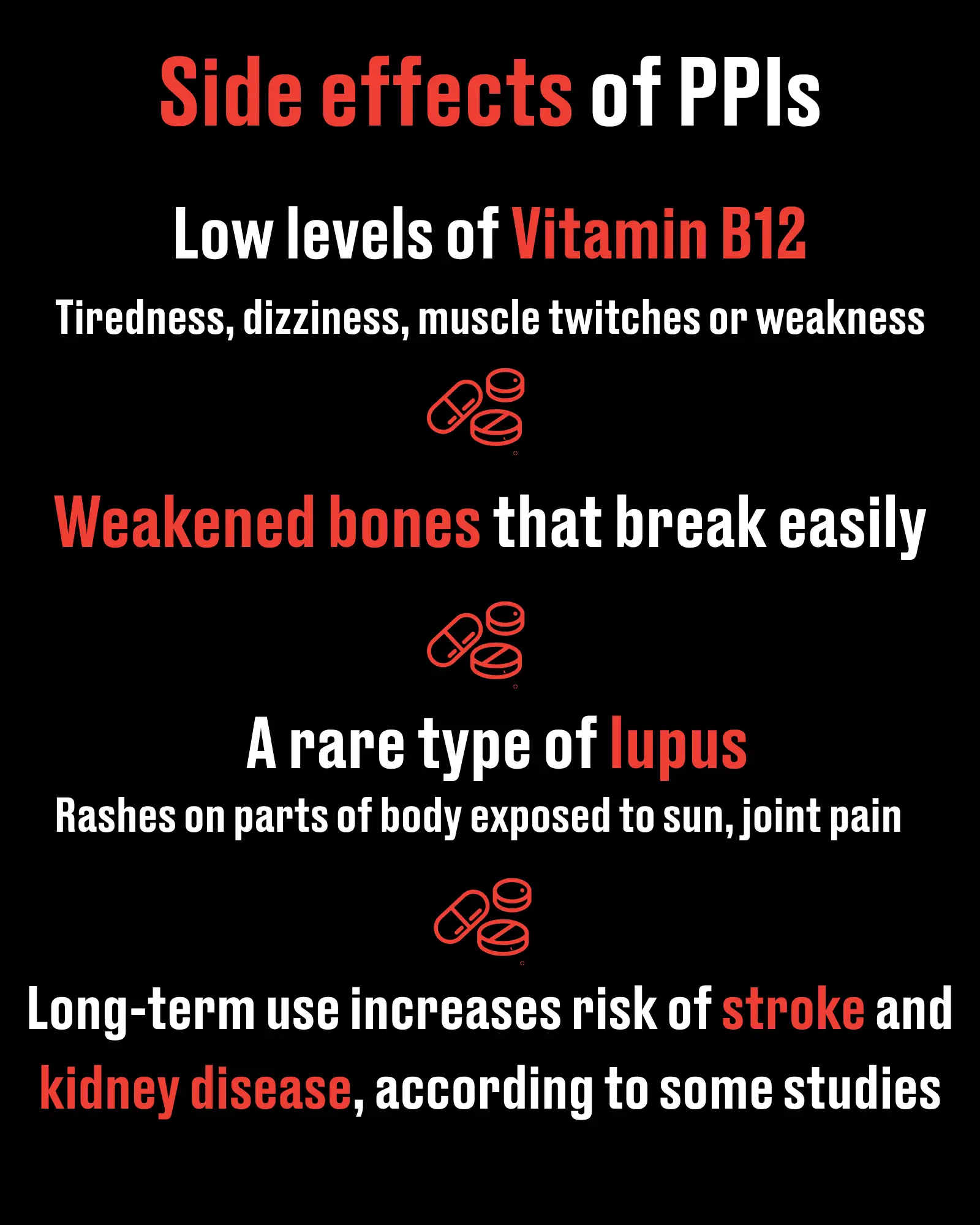 Some rare but serious side effects that become more likely if you take PPIs for a long time (LADbible)