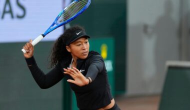 Naomi Osaka practice Roland-Garros 2026