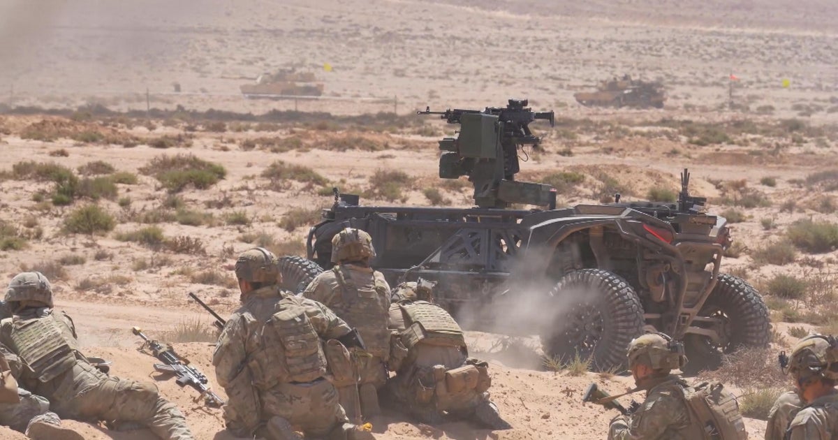 AI warfare is here, and CBS News got a look at the U.S. military training to use it on the battlefield