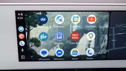 Android Auto's home screen