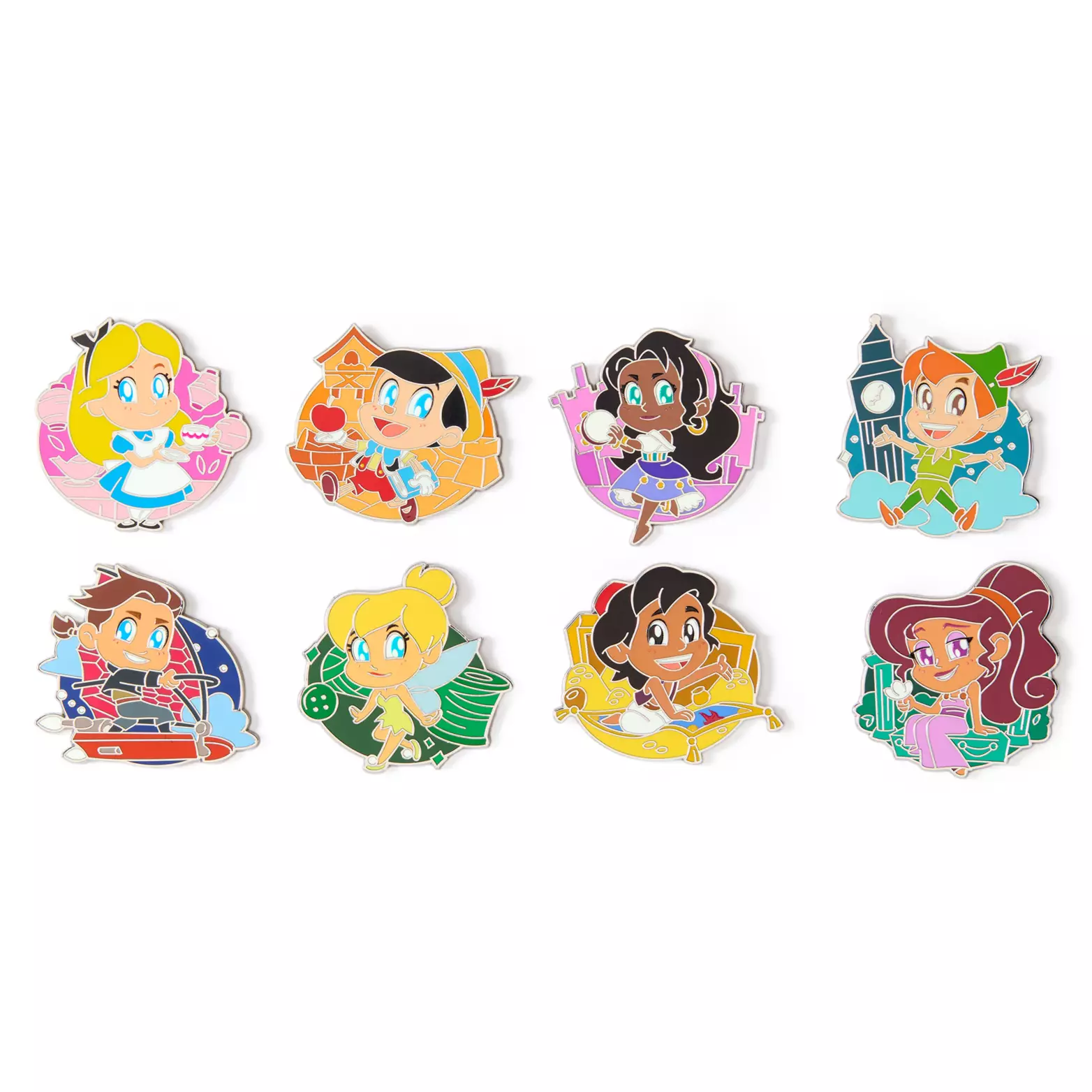 These characters run the gamut of the Disney animation canon, from the 1950s to the 2000s. The possible characters are: