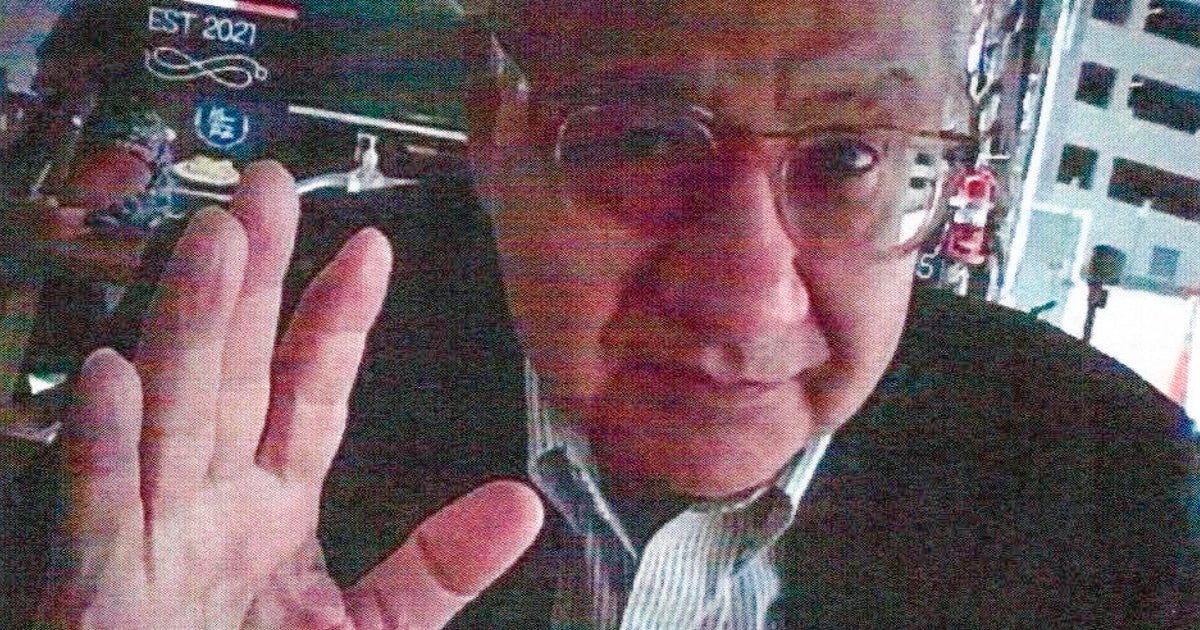 This image provided by the Justice Department and contained in the affidavit in support of a criminal complaint shows Victor Manuel Rocha during a meeting with a FBI undercover employee.