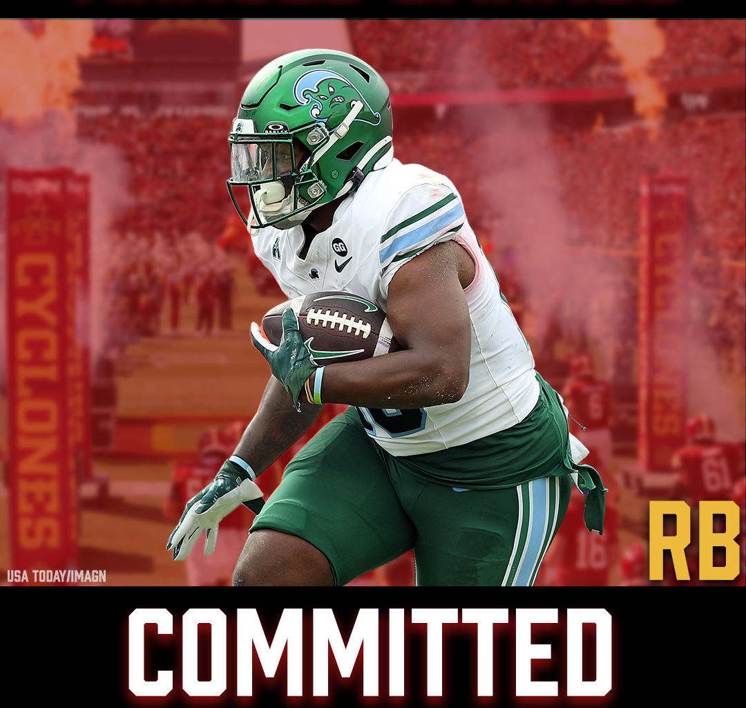 Tulane RB Arnold Barnes III commits to Iowa State