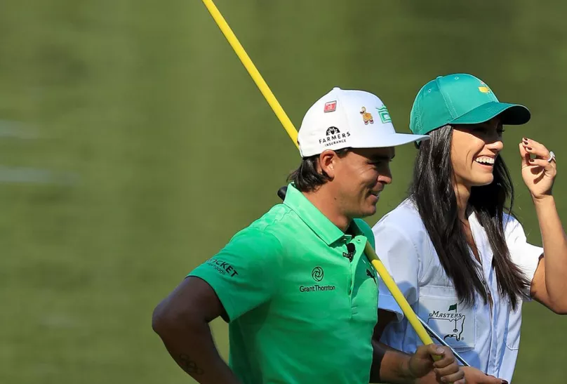 Rickie Fowler and wife