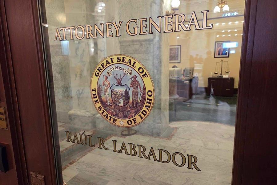 doors to Attorney General's office