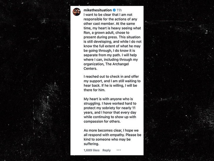 mike the situation comment insta 1