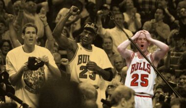 Steve Kerr hilariously reflected on his iconic 1997 NBA Finals shot: "What was I thinking with that haircut?"