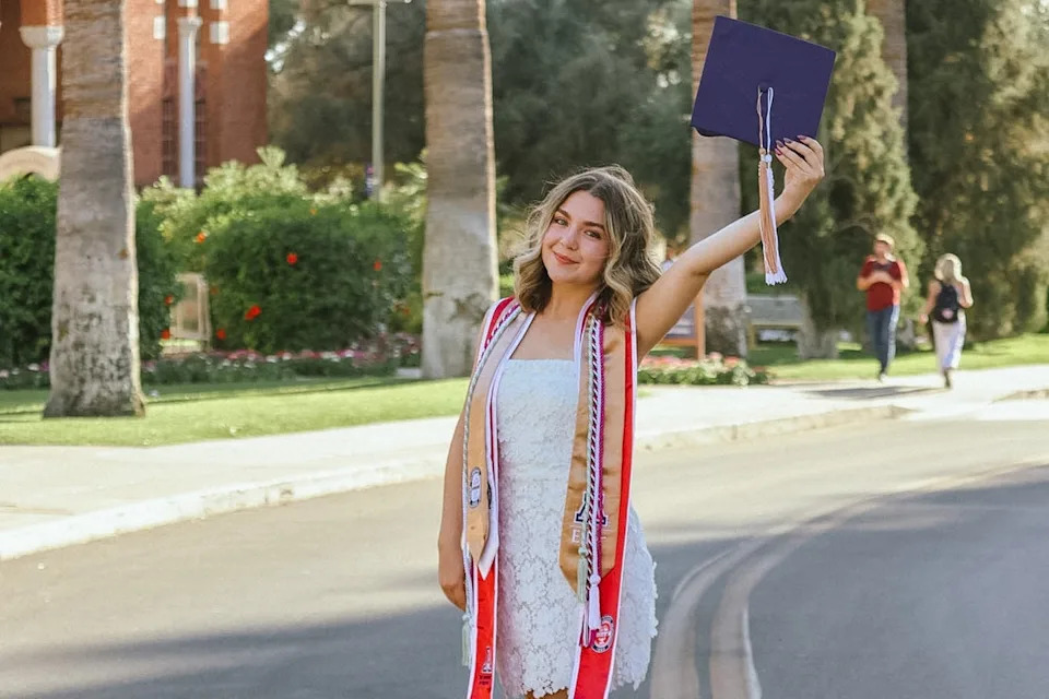 The Google exec failed to grasp that students feel anxiety over the fate of their careers and a lack of influence over the direction of AI, according to University of Arizona graduate Bailey Ekstrom (Courtesy of Bailey Ekstrom)