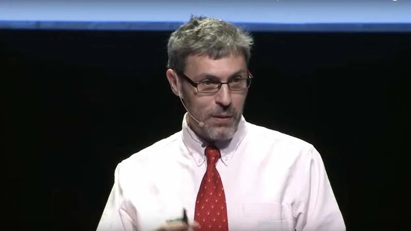 Physicist Miguel Alcubierre first described the concept of bending spacetime in 1994. (CREDIT: 2019 TED Conferences)