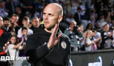 St Mirren interim manager Craig McLeish celebrates survival