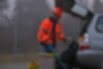 Mike Clemens, 78, works his "Dawn Patrol" along Egan Drive on Monday, May 4, 2026. (Klas Stolpe / Juneau Independent)