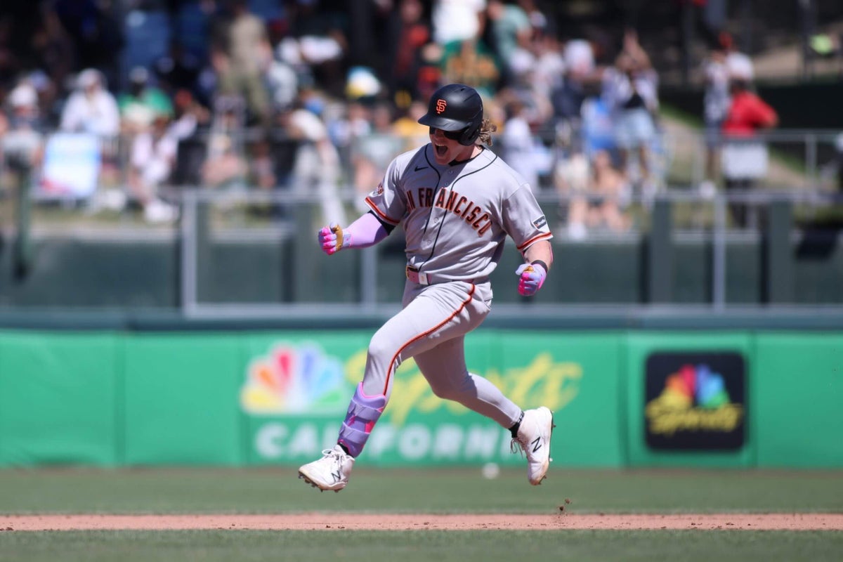 Harrison Bader slams A’s, Giants build momentum with wind-whipped series victory