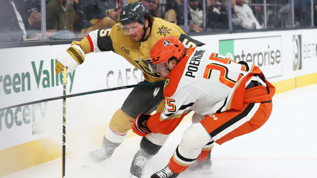 Ducks to play Golden Knights in Western Conference 2nd round
