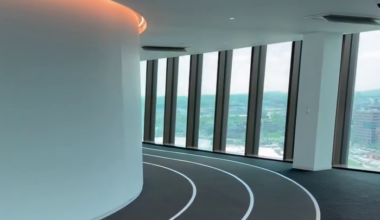 Top floor of new Boston tower features indoor track, incredible views