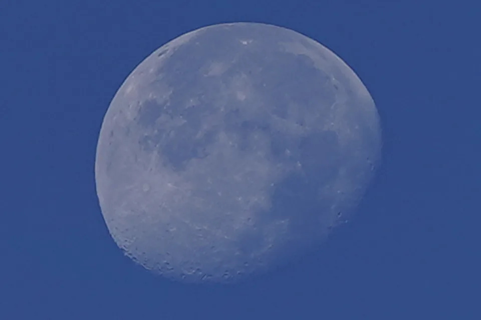 Aussies can look into the sky from about 6pm to check out the blue moon.