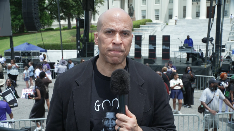 ‘Democracy is not a spectator sport’: Cory Booker at voting rights rally in Alabama - CNN