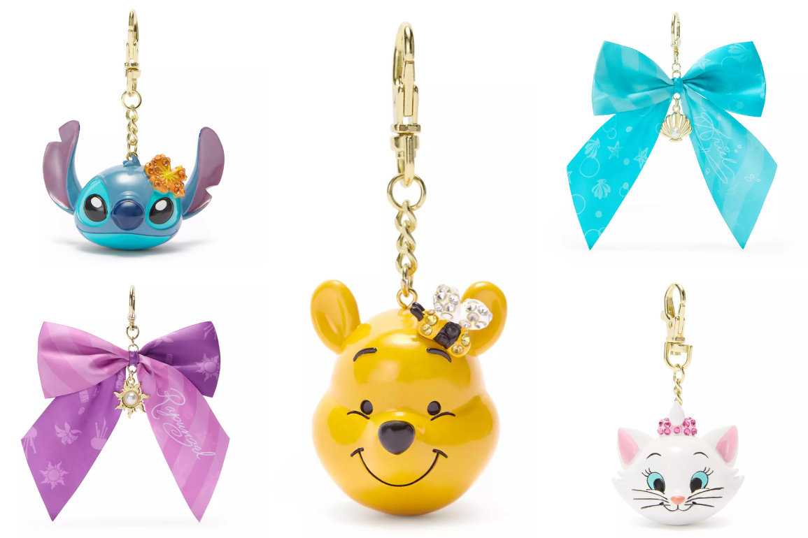 Rapunzel, Pooh, Stitch, Marie, and More Bag Charms Now Online at Disney Store