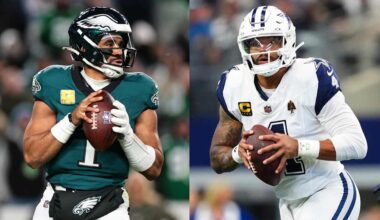 Cowboys to host Eagles on Thanksgiving in Week 12 on FOX