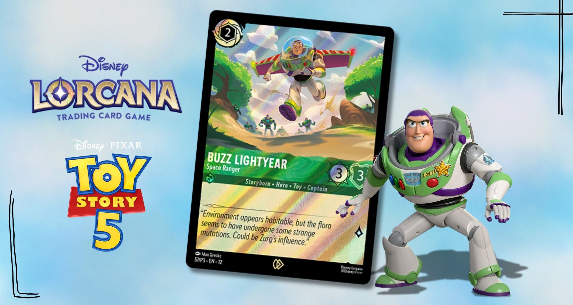 Disney Lorcana Reveals Exclusive ‘Toy Story 5’ Buzz Lightyear Promo Card