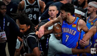 ‘RIVALRY IS BREWING,’ ‘OKC Dirty’ – NBA World Reacts to Stephon Castle’s Tussle vs. Thunder’s Ajay Mitchell