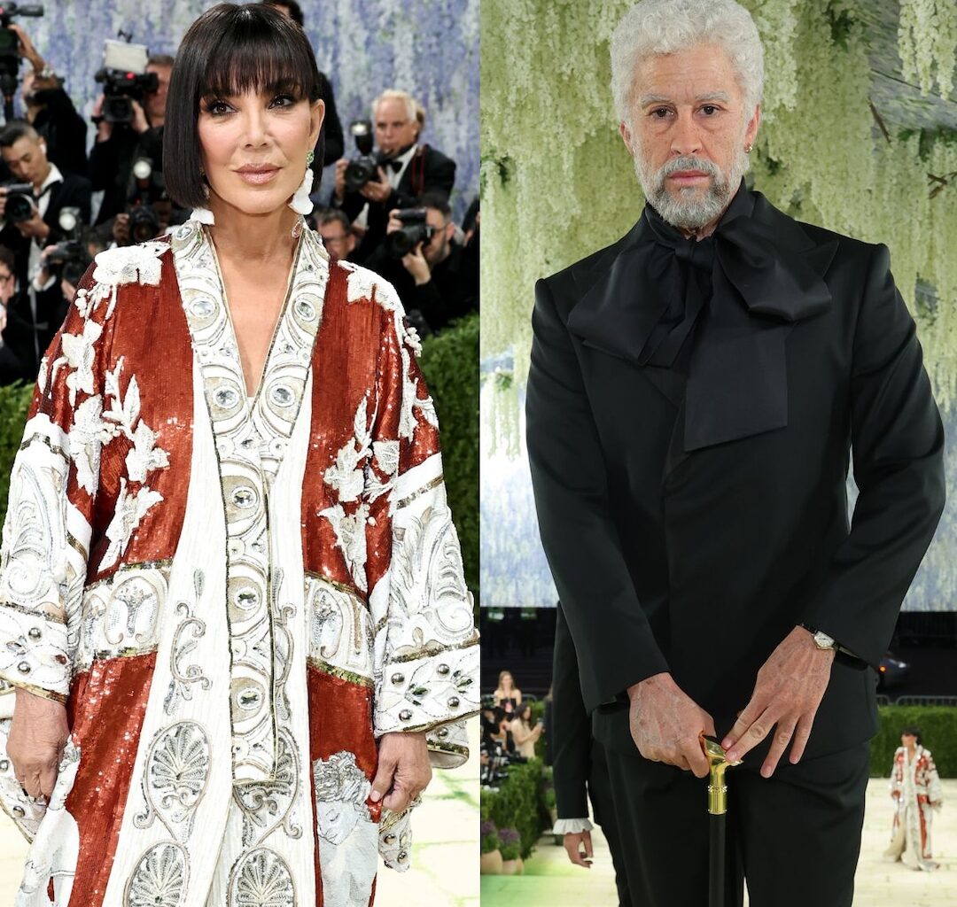 Bad Bunny, Kris Jenner Hug on the Red Carpet
