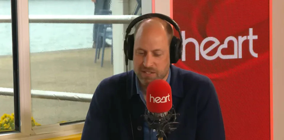 Prince William gets candid on Heart FM