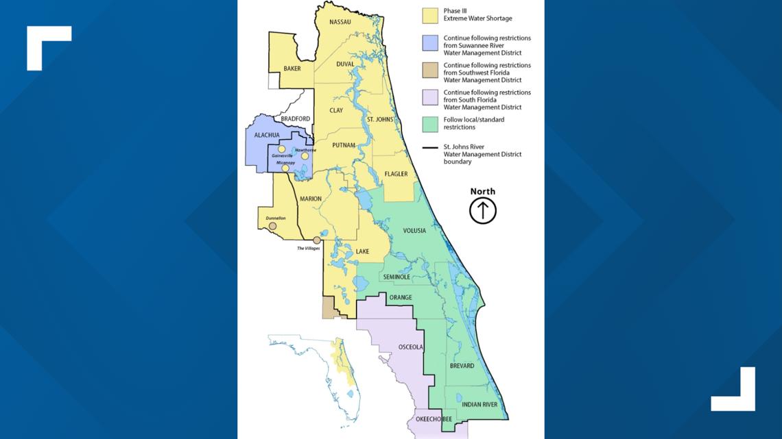St. Johns District issues Phase III water restrictions amid exceptional Florida drought