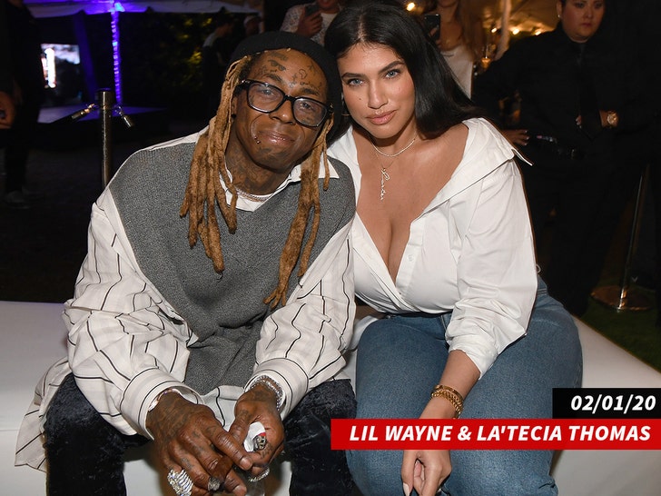 lil wayne and La'Tecia Thomas getty 2