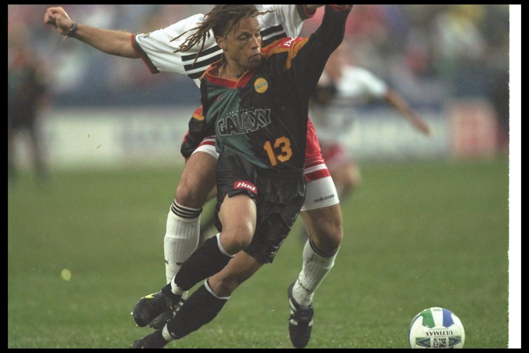 Cobi Jones of the Los Angeles Galaxy (Photo Credit: Stephen Dunn/Allsport)
