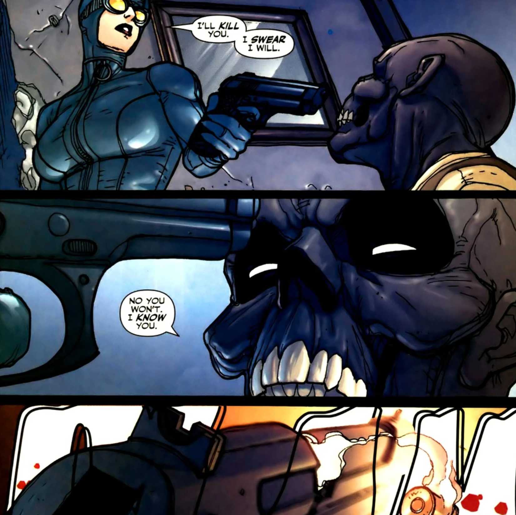catwoman vs black skull