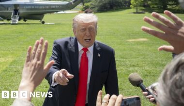 Trump tells Congress ceasefire means he does not need their approval for Iran war - BBC