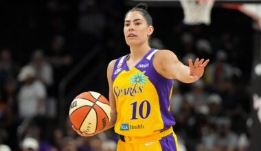 Hamby has 27 points, 15 boards to lead Sparks to 97-88 win over Mercury