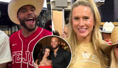 NFL star Dak Prescott spotted holding hands, flirting with ex-fiancée Sarah Jane Ramos’ bridesmaid