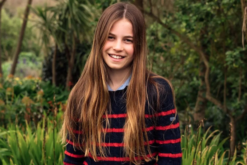 Princess Charlotte of Wales smiles in a new portrait shared to mark her 11th birthdayCredit: princeandprincessofwales/Instagram
