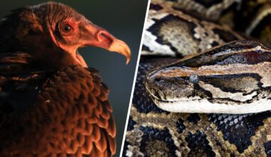 Could Florida vultures help fight invasive pythons? Researchers document rare attack on python eggs.